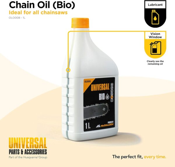 Universal Bio Chain Oil for All Chainsaws - 1 L - Image 4