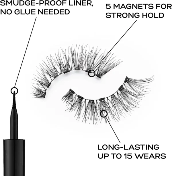 Eylure Luxe Pro Magnetic No. 117 False Lashes - Image 2