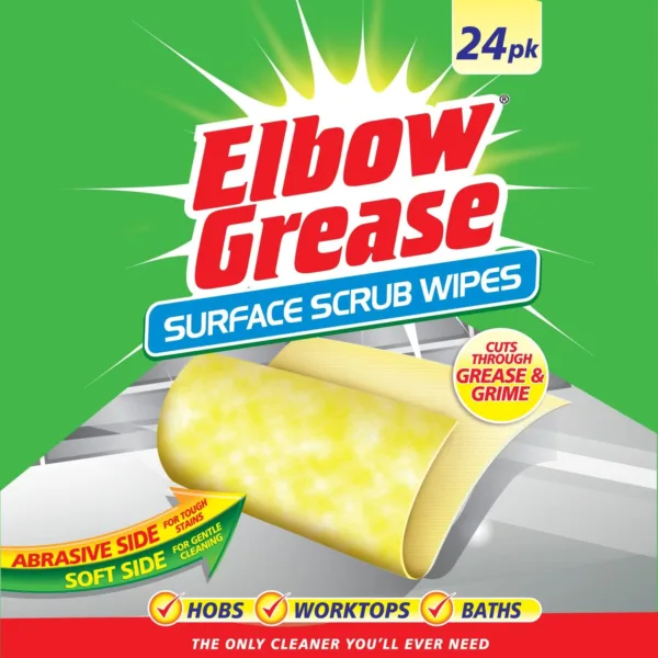 Elbow Grease - Surface Scrub Wipes Cuts Through Grease & Grime - Image 2