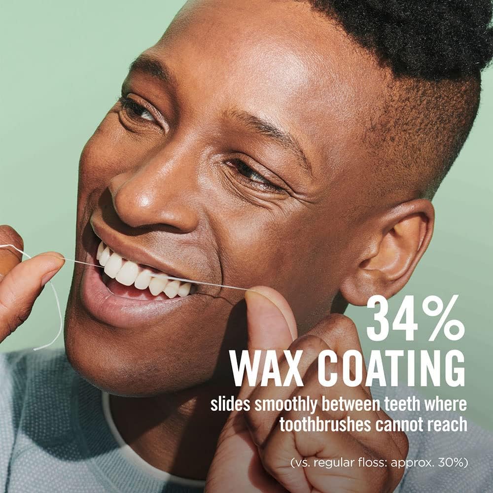 Reach Dentotape Waxed Dental Floss with Extra Wide Cleaning Surface for