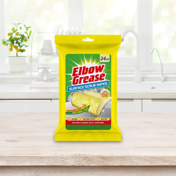 Elbow Grease - Surface Scrub Wipes Cuts Through Grease & Grime - Image 4