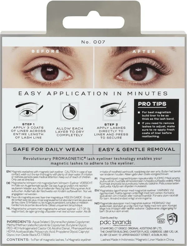 Eylure Luxe Pro Magnetic No. 007 False Lashes - Image 10