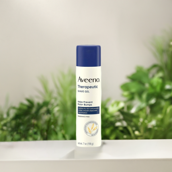 Aveeno Therapeutic Moisturizing Shave Gel - Sensitive Skin, Natural Colloidal Oatmeal, 198g - Image 2