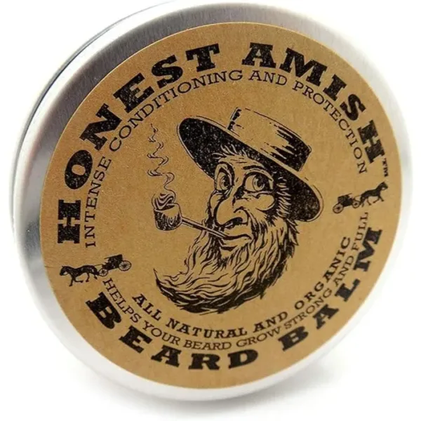 Honest Amish Beard Balm Leave-in Conditioner - Natural & Organic Softening Treatment - Image 2