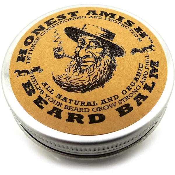 Honest Amish Beard Balm Leave-in Conditioner - Natural & Organic Softening Treatment - Image 6