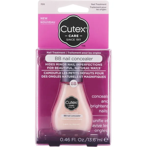 Cutex BB Nail Concealer - 13.6ml, Conceals and Brightens with Black Currant Seed Oil and Silk Powder - Image 6