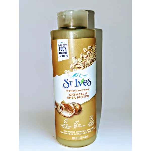 St. Ives Soothing Body Wash | Moisturizing Cleanser | Oatmeal & Shea Butter, Plant-Based, 473ml - Image 9