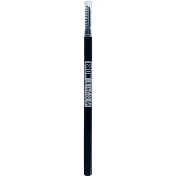 Maybelline Express Brow Ultra Slim Eyebrow Pencil - 07 Black, Matte Finish, Natural, Break Resistant