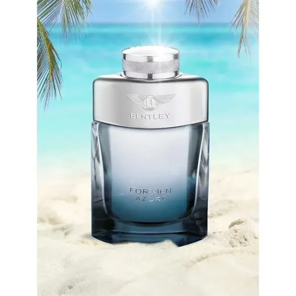 Bentley For Men Azure EDT 100ml Citrus Scent Liquid Not Tested On Animals - Image 2