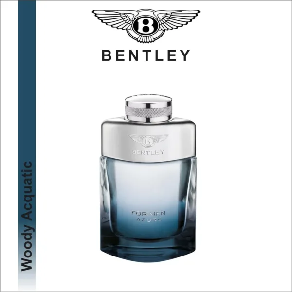 Bentley For Men Azure EDT 100ml Citrus Scent Liquid Not Tested On Animals - Image 4