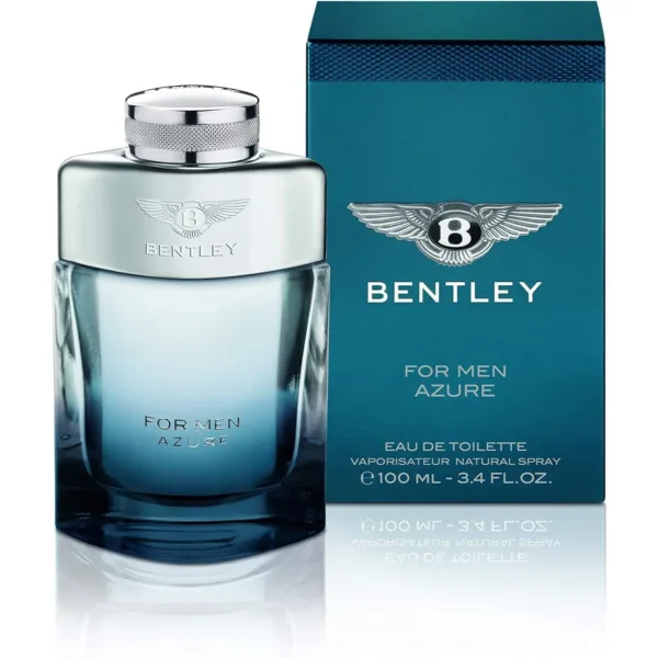 Bentley For Men Azure EDT 100ml Citrus Scent Liquid Not Tested On Animals - Image 5
