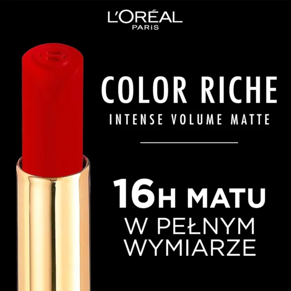 L'Oréal Paris Color Riche Intense Volume Matte Lipstick - 100 Le Pink Worth It | 16-Hour Powdery Matte Finish, Nourishing | 1.8g - Image 2