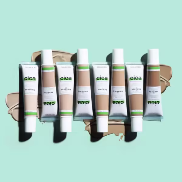 Collection Cosmetics Hydrating Medium Coverage Cica Foundation | Anti-Redness | Vegan | 30ml | Fair - Image 3