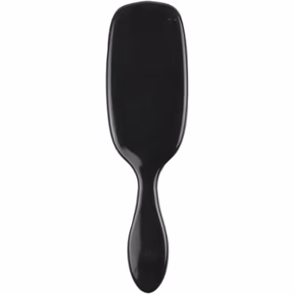 WetBrush Shine Enhancer Brush | Soft Intelliflex & Natural Boar Bristles | Detangles & Distributes Natural Oils | Black