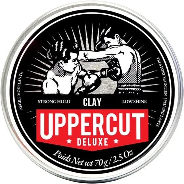 Uppercut Deluxe Clay 70g - Professional Hair Styling Product - Strong Hold, Low Shine, Water-Based - Image 3