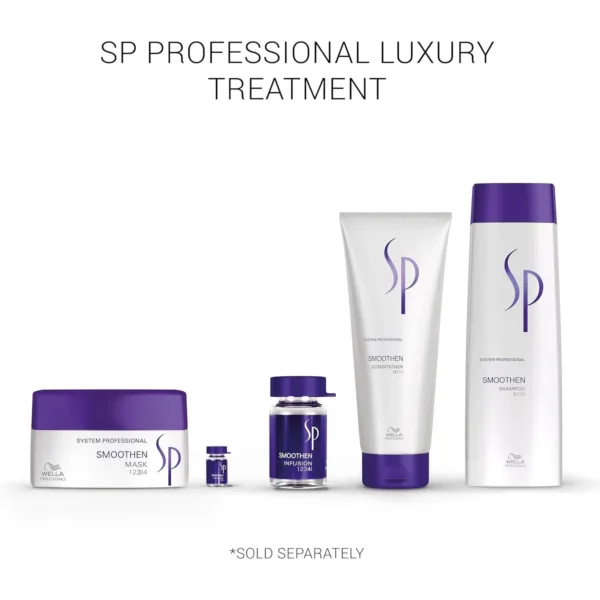 Wella SP Smoothen Conditioner 200ml | Wella Professionals | Avocado Scent | Anti-Frizz, Softening for Curly Hair - Image 6