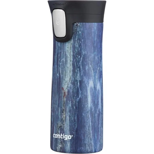 Contigo Pinnacle Autoseal Travel Mug - Blueslate, Stainless Steel, Leakproof, 420ml, Durable, BPA-Free Lid - Image 7