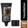Rimmel Lasting Matte Full Coverage Lightweight Foundation 30ml - Deep Mocha, Shine Control, Cruelty-Free