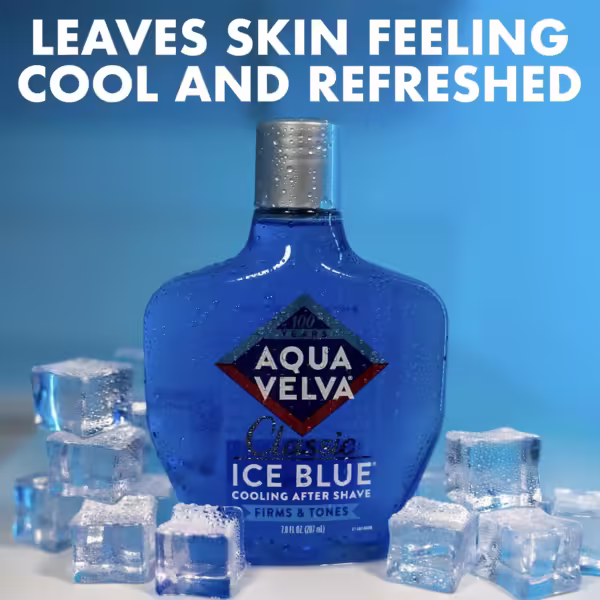 Aqua Velva After Shave Classic Ice Blue 3.5 oz | After Shave | Fresh Scent, Travel Size, Liquid Formula - Image 5