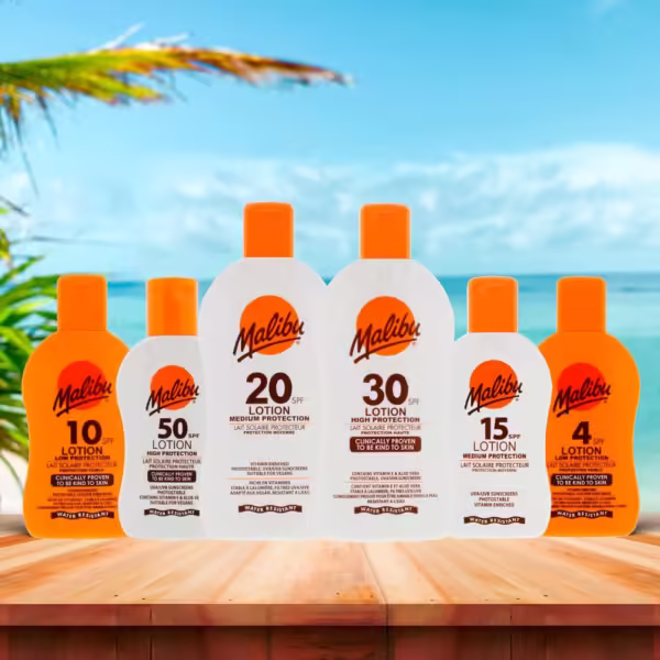 Malibu Low Protection Water Resistant SPF 4 Sun-Screen Lotion 200ml | Vitamin Enriched Sun Care | Hydrating, Unscented, All Skin Types - Image 4