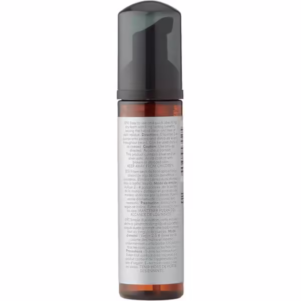 American Crew Beard Foam Cleanser 70ml | Cleanses, Deodorizes & Conditions | Quick Absorbing | Gluten-Free | Unscented - Image 4