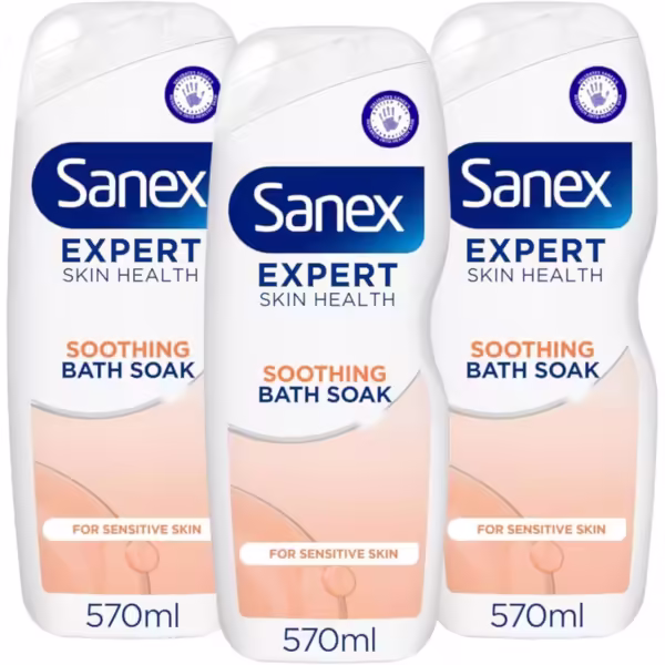 3 Pack | Sanex Biomeprotect Sensitive Bath Foam | 3 x 570ml | Moisturizing & Gentle Cleansing for Sensitive Skin - Image 8