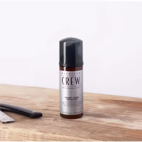 American Crew Beard Foam Cleanser 70ml | Cleanses, Deodorizes & Conditions | Quick Absorbing | Gluten-Free | Unscented - Image 3