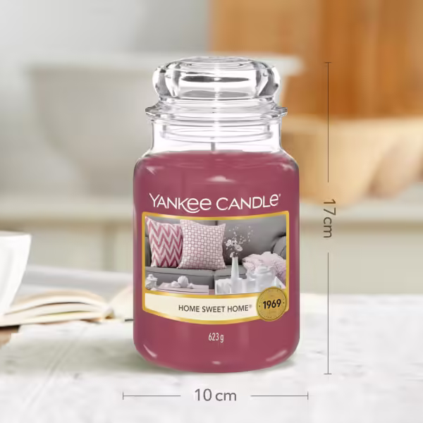 Yankee Candle | Home Sweet Home Large Jar Candle | 150-Hour Burn | Cinnamon & Spice Scent | Relaxing Home Fragrance | Gift for Women - Image 4