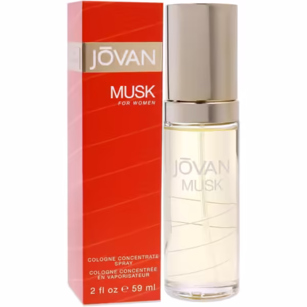 Jovan Musk Cologne Spray | Women's Oriental Floral Scent | 59 ml, Gentle & Romantic Fragrance - Image 2