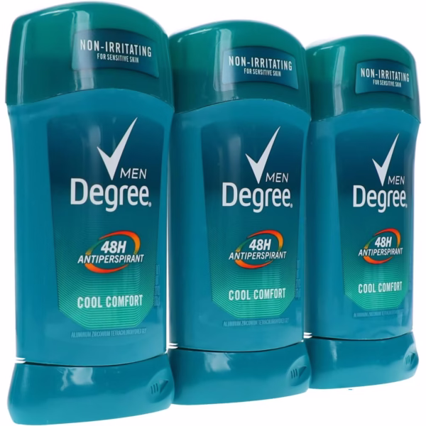 Degree Mens Anti-Perspirant & Deodorant - Cool Comfort 80 ml (Pack of 3)  Amazon.co.uk Beauty - Image 3