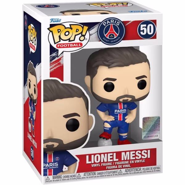 Funko POP! Football | PSG Lionel Messi | Paris Saint-Germain Vinyl Figure | Collectible for Kids & Adults, Sports Fans, Official Merchandise - Image 2