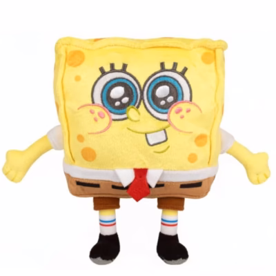 PLAY BY PLAY Spongebob Squarepants Plush Toy 22 cm - Variants Spongebob, Patrick & Gary - Cuddly Toy - Ref 760025631 (Spongebob)