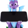 Cableguys Spyro Ice Controller Holder & Phone Stand - Gaming Accessories for Room and Desk Setup, Holder Compatible with Xbox, PlayStation & Most Standard Game Controllers