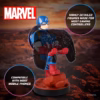 Cableguys - Marvel Avengers Captain America Gaming Accessories Holder & Phone Holder for Most Controller (Xbox, Play Station, Nintendo Switch) & Phone