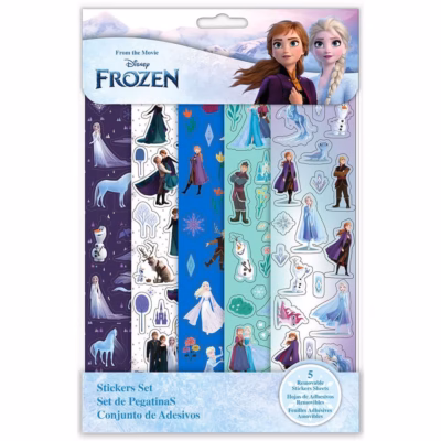 Disney Frozen Sticker Set for Kids – Elsa, Anna & Olaf Stickers – Colourful Stickers for Crafts, Notebooks, Cards & Creative Activities – Official Stationery
