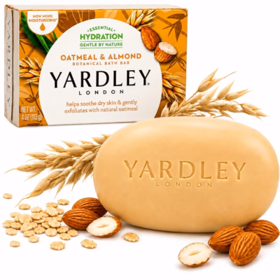 Yardley Oatmeal & Almond Single Bar Soap