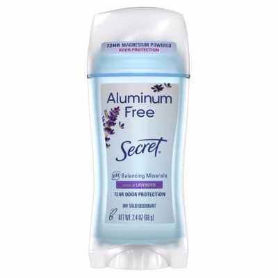 Secret Aluminum Free Deodorant, Lavender Scent, 61g