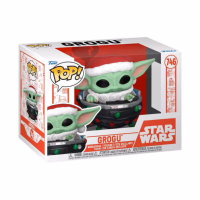 Funko POP! Star Wars: The Mandalorian Holiday - Grogu in Pram