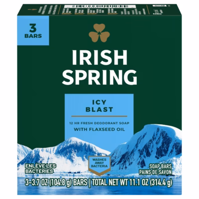 Irish Spring IcyBlast Deodorant Soap 113g 3-Count