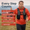 5L Running Hydration Vest & 2L Water Bladder for Women & Men | Lightweight & Adjustable Fit | Reflective Strips, Phone, Accessories & Water Bottle Holders | Zip Pockets | Water Proof | Black Bag