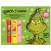 Dr.PAWPAW x The Grinch Lip Balm Gift Set 3 x 4g with Pouch, Original Peach Pink and Ultimate Red Balms, Pawpaw Infused Hydrating and Tinted Lip Care, Vegan Gift Set