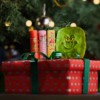 Dr.PAWPAW x The Grinch Lip Balm Gift Set 3 x 4g with Pouch, Original Peach Pink and Ultimate Red Balms, Pawpaw Infused Hydrating and Tinted Lip Care, Vegan Gift Set
