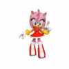 Comansi, Amy Rose Sonic Figure, Sonic the Hedgehog Collection, Plastic Hand-Painted Toys, Non-Articulated Display, Perfect for Kids and Cake Topper Party Decorations, Birthday Gift, 9 Cm