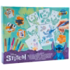 Disney Lilo and Stitch Blow Pens for Kids - x 7 Blowpens and 6 Stencils - Blo Pens Airbrush Art for Colouring, Mess Free Markers, Craft Set for Girls and Boys 3+ - Birthday Gifts for Girls Age 6 7 8